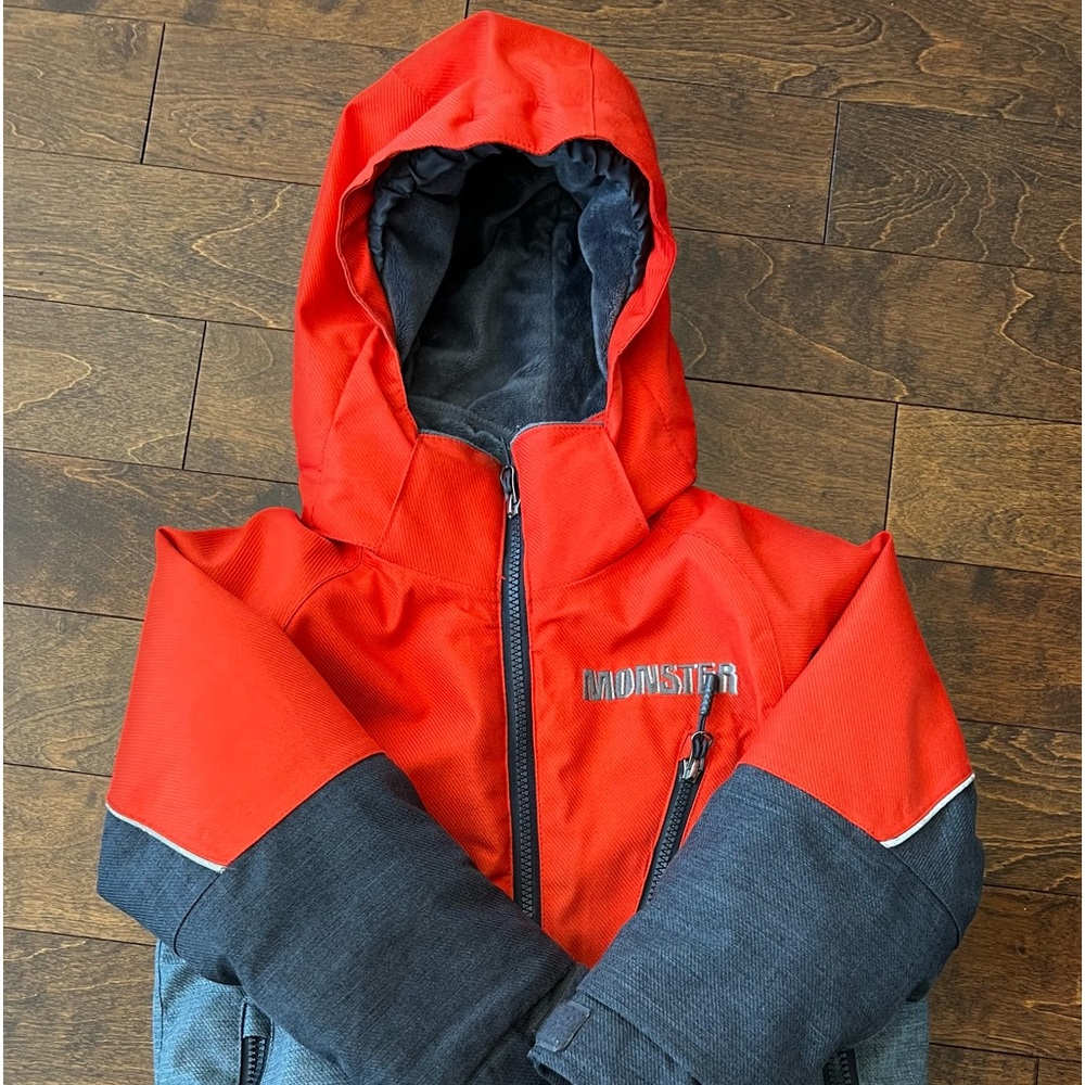 Kids Monster Size 5 Ski Jacket. Excellent condition.